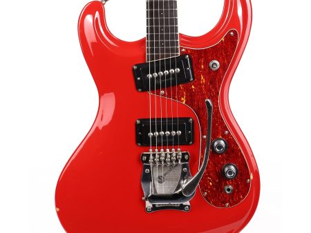 1970s Mosrite Ventures Model Made in Japan Red on Sale