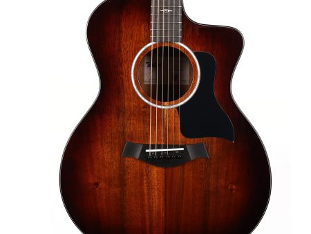 Taylor 224ce-K DLX Koa Grand Auditorium Acoustic-Electric Shaded Edgeburst Online Sale