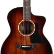 Taylor 224ce-K DLX Koa Grand Auditorium Acoustic-Electric Shaded Edgeburst Online Sale