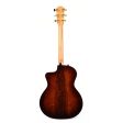 Taylor 224ce-K DLX Koa Grand Auditorium Acoustic-Electric Shaded Edgeburst Online Sale