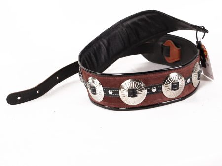 Jodi Head Concho Lou Lou Guitar Strap Brown For Discount