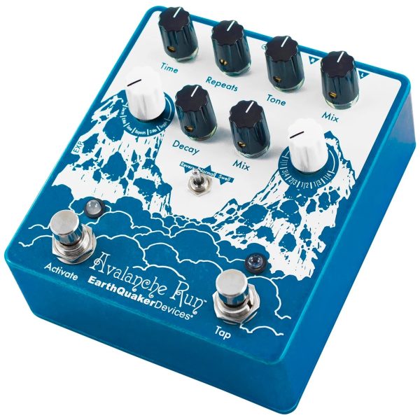 EarthQuaker Avalanche Run Delay Reverb V2 Effects Pedal Sale